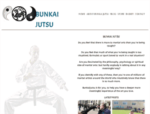 Tablet Screenshot of bunkaijutsu.com